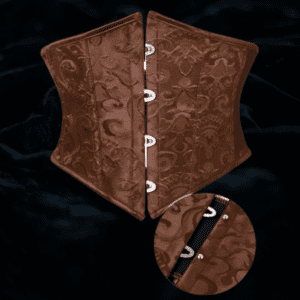 Corset Underbust Místico: Elegância Brocada e Poder Atemporal