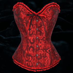 Corset Overbust Místico: Renda, Poder e Paixão