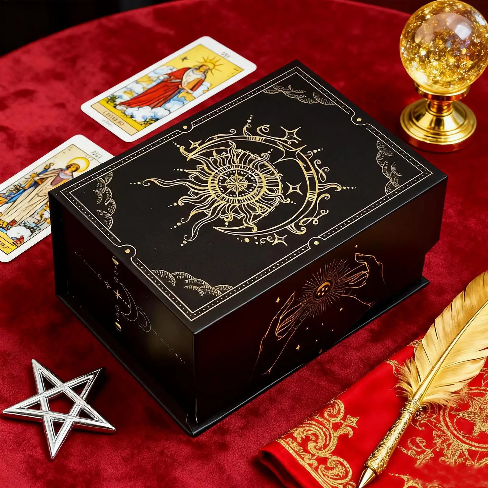 Caixa Oracular Sol & Lua – Guardiã do Seu Tarot - Imagem 5